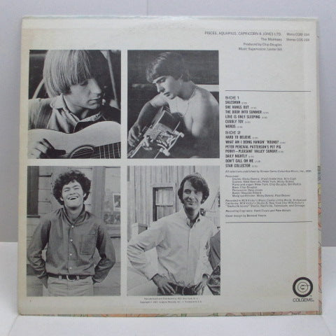 MONKEES (モンキーズ)- Pisces, Aquarius, Capricorn & Jones Ltd. (US Orig.Stereo LP)