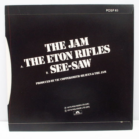 JAM, THE (ザ・ジャム)- The Eton Rifles (UK オリジナル 7"/Matte PS)