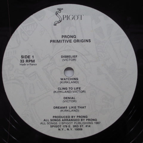 PRONG (プロング) - Primitive Origins (UK Orig.LP)