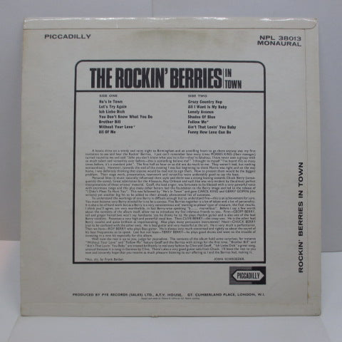 ROCKIN' BERRIES - In Town (UK Orig.Mono LP/CFS)