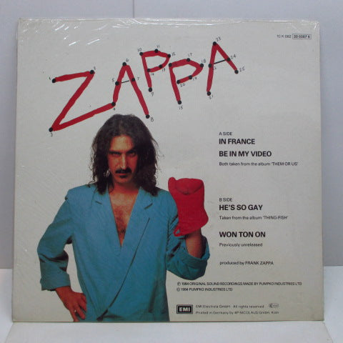 FRANK ZAPPA (フランク・ザッパ) - True Glove (German Orig.12")