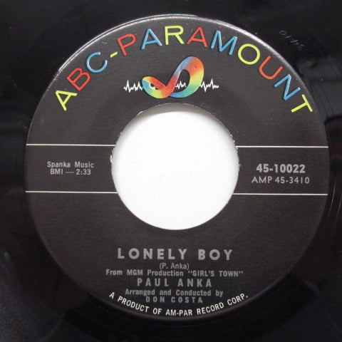 PAUL ANKA - Lonely Boy (Orig)