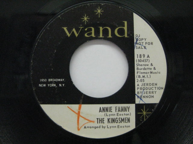 KINGSMEN - Annie Fanny / Give Her Lovin' (PROMO)