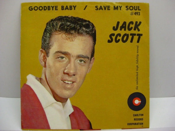 JACK SCOTT - Goodbye Baby / Save My Soul (PS付)