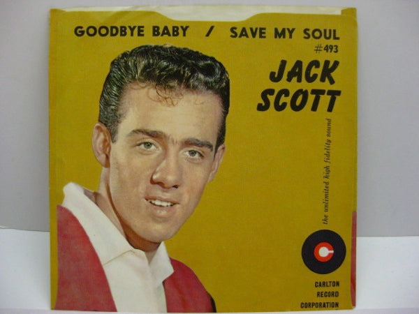 JACK SCOTT (ジャック・スコット) - Goodbye Baby / Save My Soul (PS付)