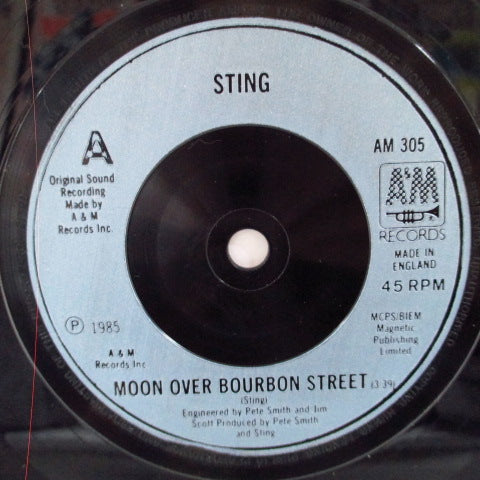 STING (スティング) - Moon Over Bourbon Street (UK オリジナル 7"+PS)