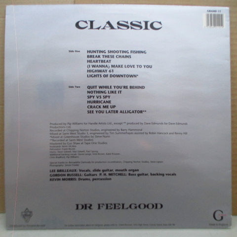 DR.FEELGOOD (ドクター・フィールグッド)  - Classic (UK 再発 LP)