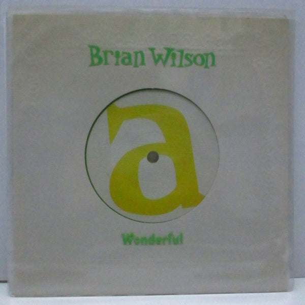 BRIAN WILSON (ブライアン・ウィルソン)  - Wonderful (EU 5,000枚限定グリーンヴァイナル 7"+Printed PVC)