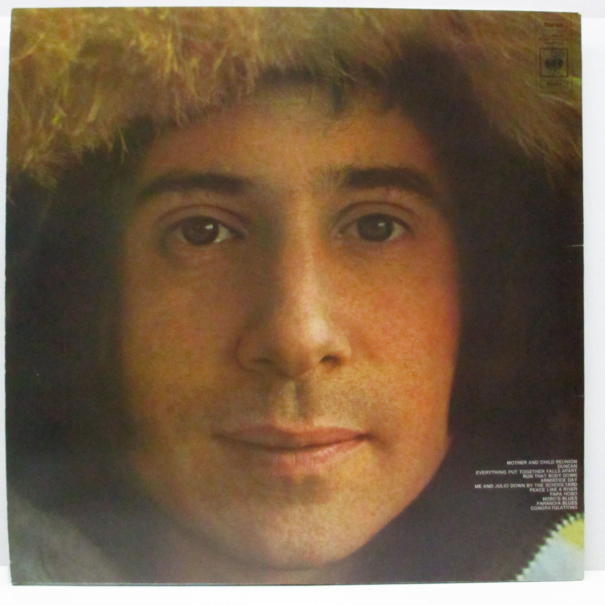 PAUL SIMON (ポール・サイモン)  - Paul Simon (2nd) (UK オリジナル 「濃オレンジラベ」LP+インナー/ステッカー無「光沢ジャケ」)