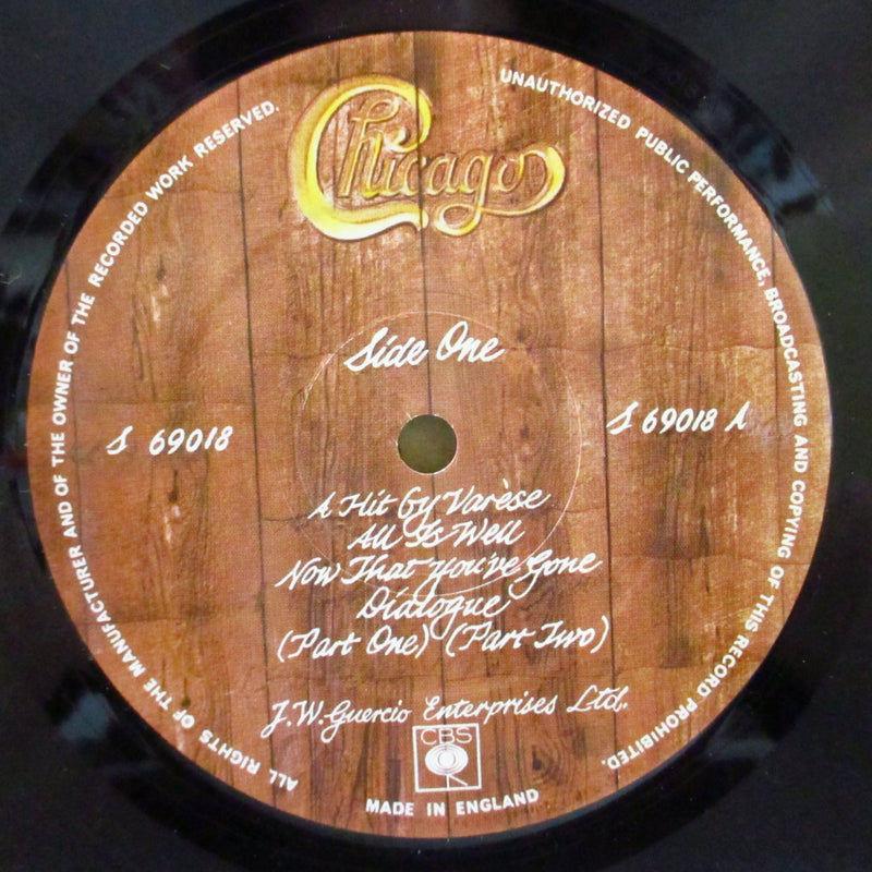 CHICAGO (シカゴ)  - Chicago 5 - V（UK オリジナル LP+インナー, インサート, ポスター/レアステッカー付き光沢見開きジャケ）