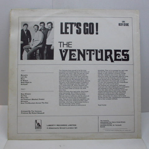 VENTURES (ベンチャーズ) - Let's Go！(UK '68 Reissue Mono LP/CS)