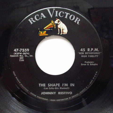 Johnny RESTIVO - The Shape I'm In (US Orig 7"+PS)