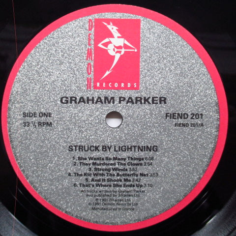 GRAHAM PARKER (グレアム・パーカー) - Struck By Lightning (UK オリジナル LP+Insert)
