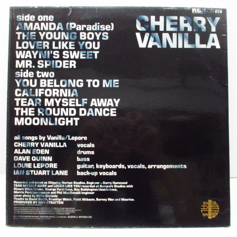 CHERRY VANILLA - Venus D’vinyl (UK Orig.LP/CS)