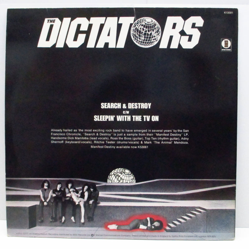 DICTATORS, THE (ザ・ディクテイターズ)  - Search & Destroy (UK Orig.Ltd.12")