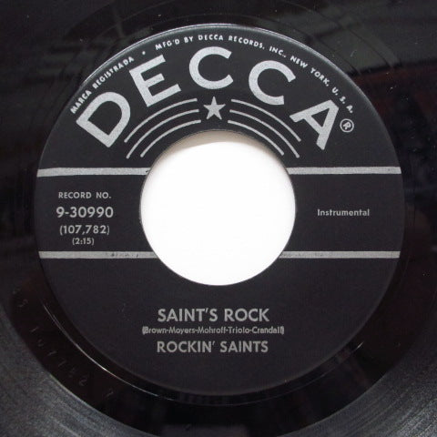 ROCKIN' SAINTS - Alright Baby / Saint's Rock (Orig)