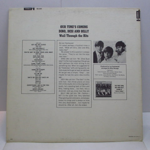 DINO, DESI & BILLY - Our Time's Coming (US Orig.Stereo LP)