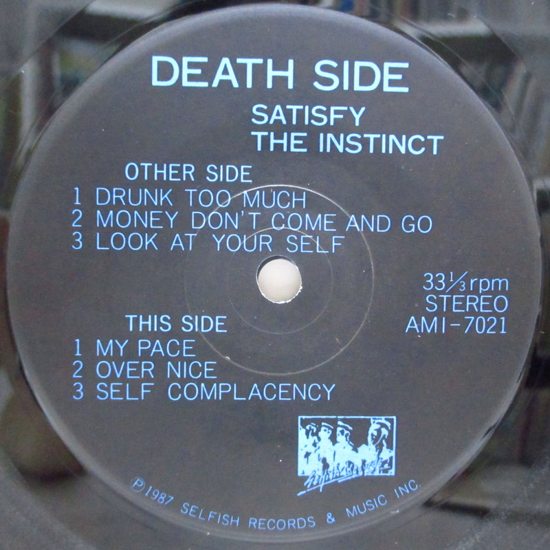 DEATH SIDE - Satisfy The Instinct E.P. (Japan Orig.7")