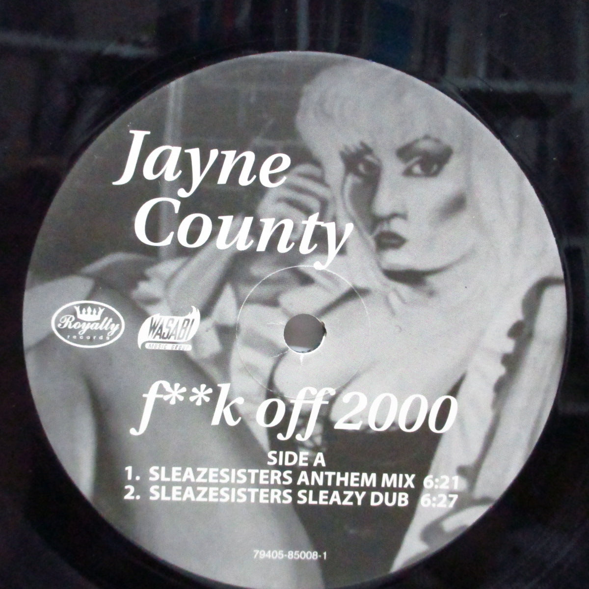 JAYNE COUNTY (ジェイン・カウンティ)  - F**k Off 2000 (US Orig.12"/Stickered CVR)