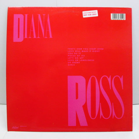 DIANA ROSS (ダイアナ・ロス)  - Ross (UK Orig.LP/Promo Sticker Embossed CVR)