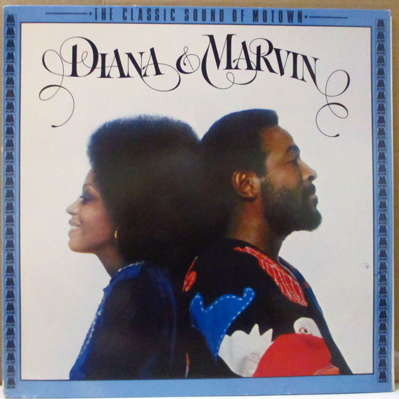 DIANA & MARVIN (ダイアナ・ロス & マーヴィン・ゲイ)  - Diana & Marvin (German 80's Re LP/Barcode Single CVR)