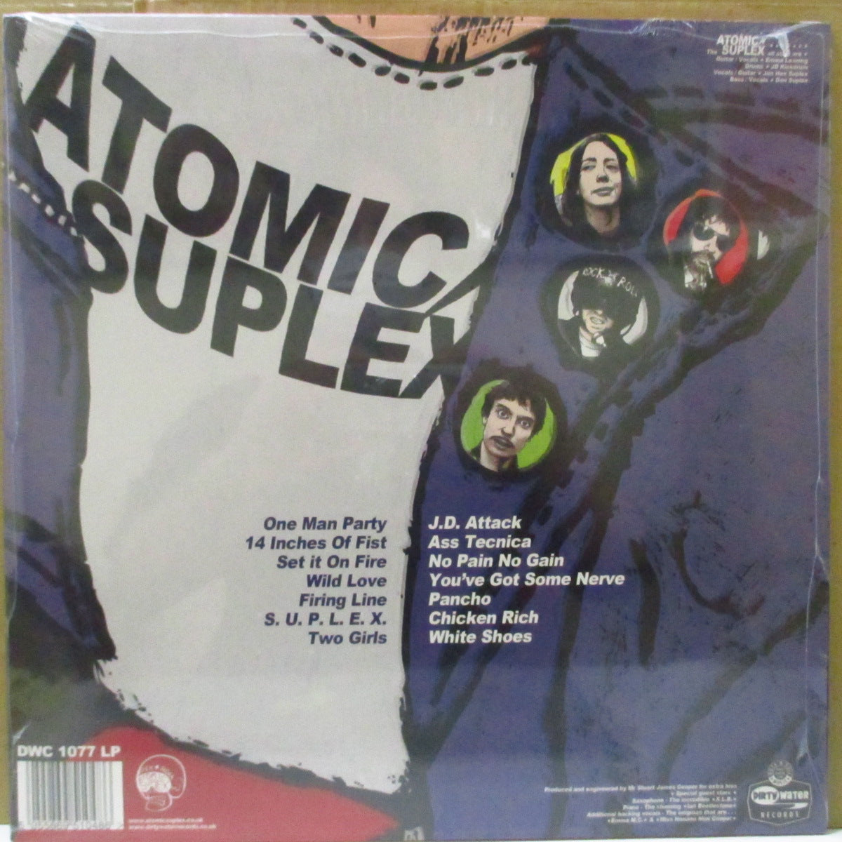 ATOMIC SUPLEX (アトミック・スープレックス)  - 14 Inches Of Fist (UK オリジナル LP/廃盤 New)