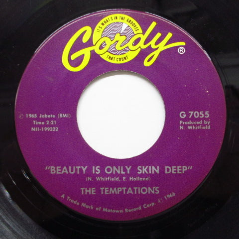 TEMPTATIONS (テンプテーションズ)  - Beauty Is Only Skin Deep (US Orig)