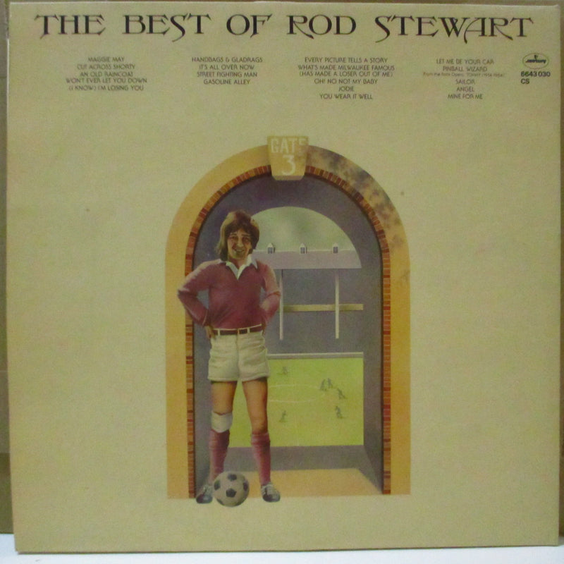 ROD STEWART (ロッド・スチュワート)  - The Best Of Rod Stewart (UK オリジナル 2xLP/光沢見開きジャケ)
