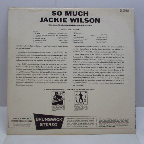 JACKIE WILSON (ジャッキー・ウィルソン)  - So Much (US Orig.Stereo LP)