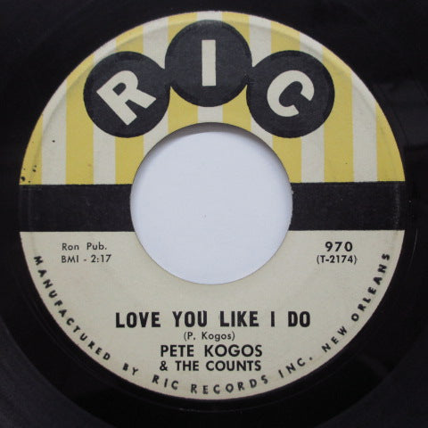 PETE KOGOS & THE COUNTS - Love You Like I Do (US Orig)