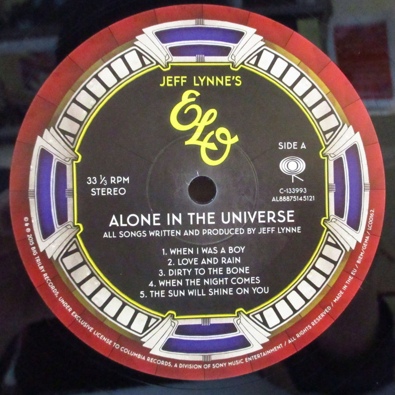 ELECTRIC LIGHT ORCHESTRA (Jeff Lynne's ELO) (エレクトリック・ライト・オーケストラ)  - Alone In The Universe (EU オリジナル 180g LP+インナー/光沢見開きジャケ)