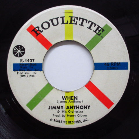 JIMMY ANTHONY - The Slow Twist / When