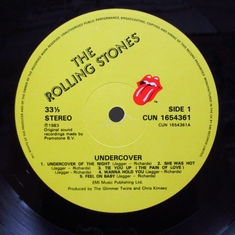 ROLLING STONES (ローリング・ストーンズ)  - Under Cover (UK Orig.LP)
