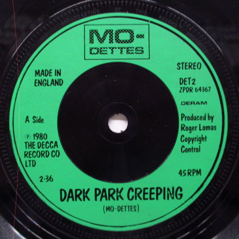MO-DETTES - Dark Park Creeping (UK Orig.7"/Green PS)