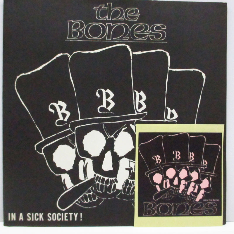 BONES, THE - In A Sick Society! (Japan Orig.7"+Sticker)