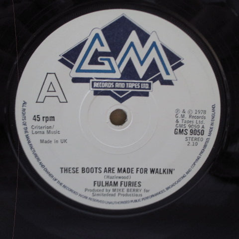 FULHAM FURIES - These Boots Are Made For Walkin' (UK Orig.7")