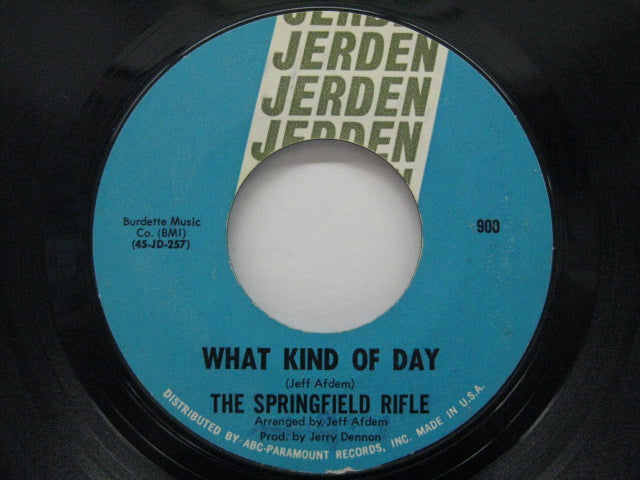 SPRINGFIELD RIFLE - What Kind Of Day / Big Fat Mama