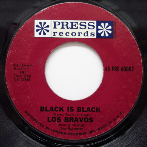 LOS BRAVOS - Black Is Black (US Orig.7")