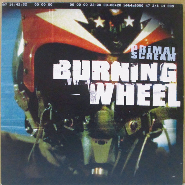 PRIMAL SCREAM (プライマル・スクリーム)  - Burning Wheel (UK オリジナル 7"+ステッカー付きマット固紙ジャケ)