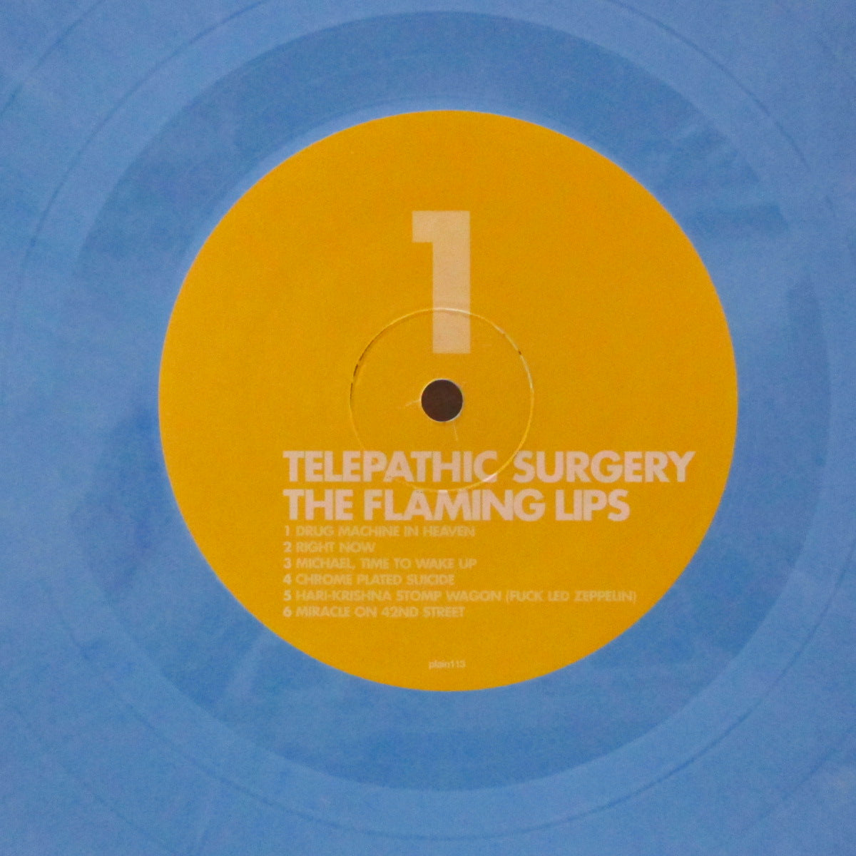 FLAMING LIPS, THE (ザ・フレーミング・リップス)  - Telepathic Surgery (US 05年 限定再発ブルーヴァイナル LP+片面12",インナー/レアステッカー付きジャケ)