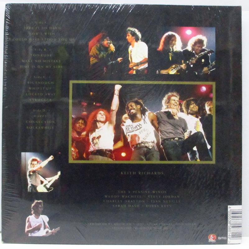 KEITH RICHARDS AND THE X-PENSIVE WINOS (キース・リチャーズ & ジ・エクスペンシヴ・ワイノーズ )  - Live At The Hollywood Palladium Dec.15, 1988 (Worldwide '20 再発180g黒盤 2xLP+インナー、見開ジャケ/ New)