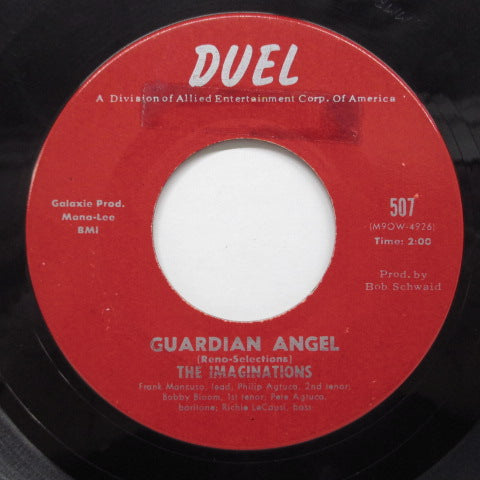 IMAGINATIONS - Guardian Angel (US '62 Reissue)