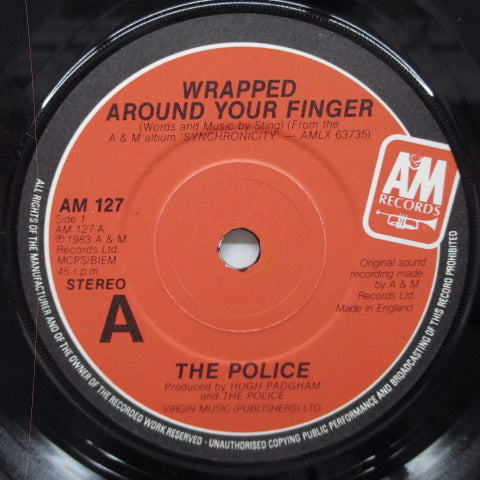 POLICE, THE (ザ ・ポリス)  - Wrapped Around Your Finger (UK Orig.7"/Blue PS)