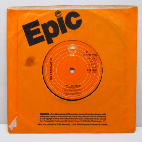 PASSENGERS, THE - Something About You - I Don't Like (UK Reissue 7"/S EPC 7830)