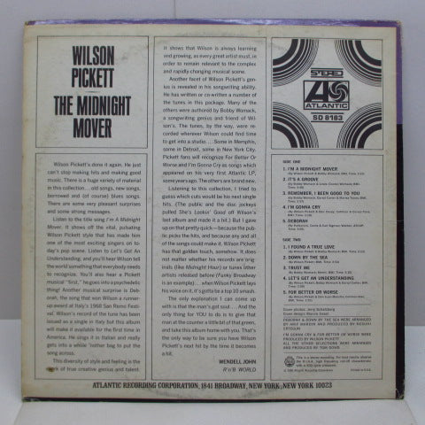 WILSON PICKETT - The Midnight Mover (US Orig. Stereo LP)