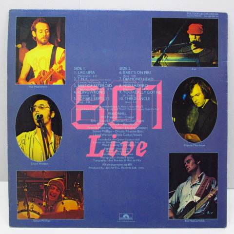 801 - 801 Live (UK 70's Reissue LP/Polydor)