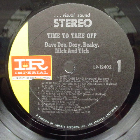 DAVE DEE, DOZY, BEAKY, MICK & TICH - Time To Take Off (US Orig.Stereo LP)