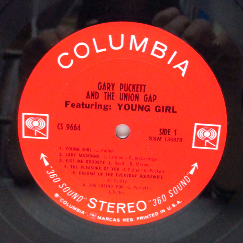 GARY PUCKETT & THE UNION GAP (ゲイリー・パケット&ユニオン・ギャップ)  - S.T. Featuring "Young Girl" (US Orig.Stereo LP)