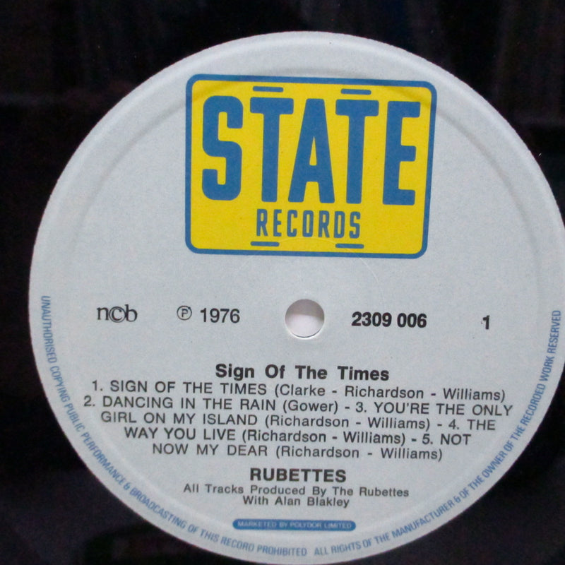 RUBETTES (ルベッツ)  - Sign Of The Times (Scandinavia Orig.LP)