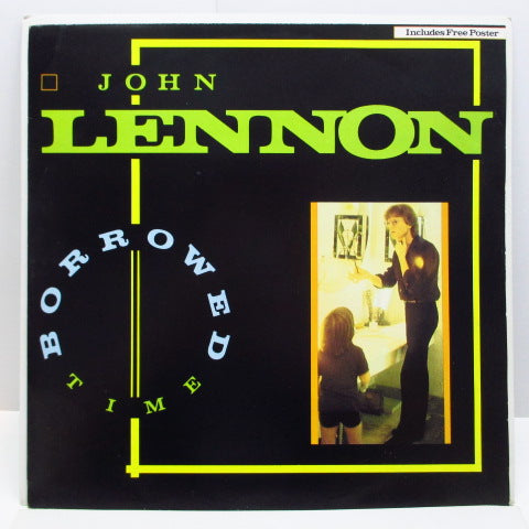 JOHN LENNON - Borrowed Time (UK Orig.12"+Poster)